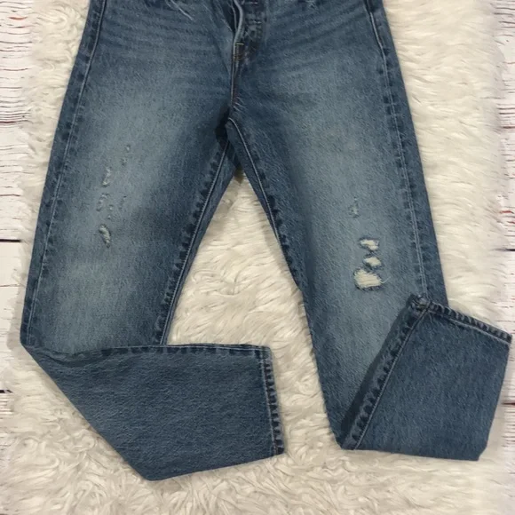 Levi's White Oak Cone Denim Wedgie Icon Foothills Button Fly High Rise Jeans - Picture 6 of 16